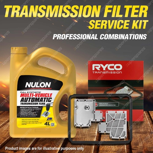 Ryco Transmission Filter + Full SYN Oil Kit for BMW 318I IS 520I 525E 528I 733i
