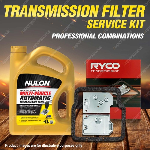 Ryco Transmission Filter + Full SYN Oil Kit for Suzuki Vitara SE416 SWB