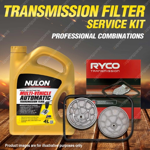 Ryco Transmission Filter+ SYN Fluid Kit for Audi 100 C3 KF NF 5E WB WC