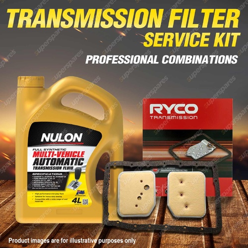 Ryco Transmission Filter + SYN Fluid Kit for Chrysler Valiant VC VE VG CL CM V8