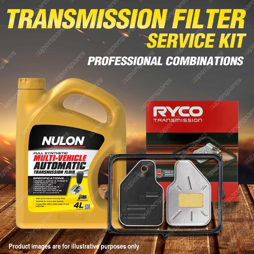 Ryco Transmission Filter + SYN Fluid Kit for Ford Falcon Fairmont Futura AU BA