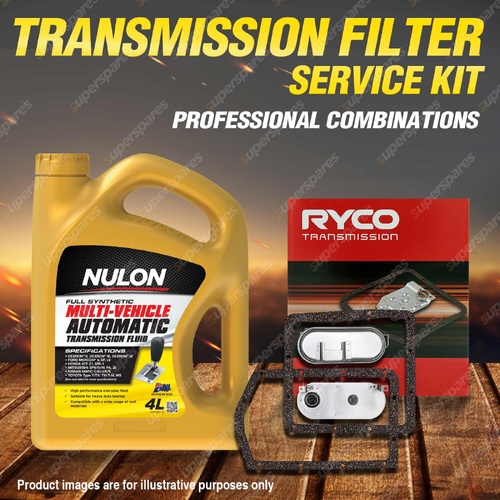 Ryco Transmission Filter+ SYN Fluid Kit for Saab 900 Aero Turbo 16S GLE GLI S TU
