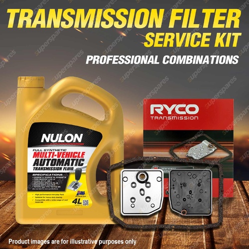 Ryco Transmission Filter + SYN Fluid Kit for Ford F150 Territory SZ II 2WD AWD