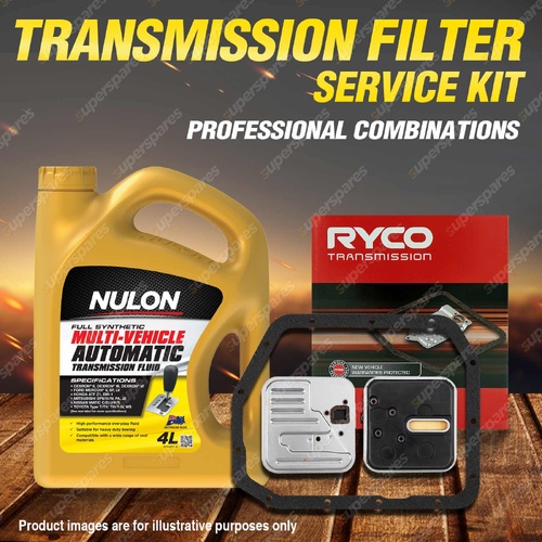Ryco Transmission Filter + SYN Fluid Kit for Hyundai Lantra KW KF 4Cyl 1.8L