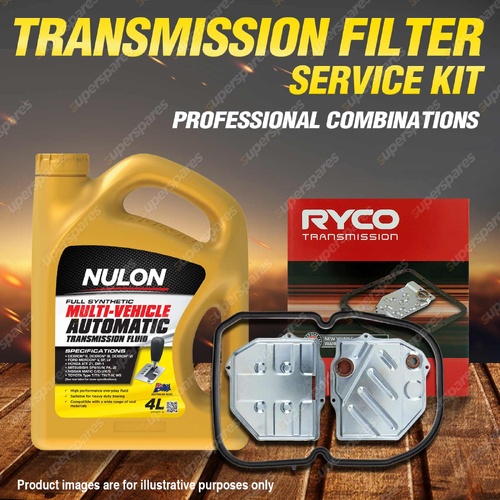 Ryco Transmission Filter + SYN Fluid for Benz E 230 280 300 320 36 AMG W210 W124