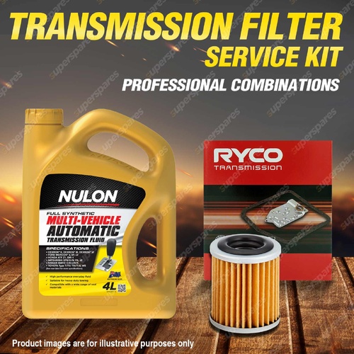 Ryco Transmission Filter + SYN Fluid Kit for Mitsubishi Outlander CW CZ ZG ZH