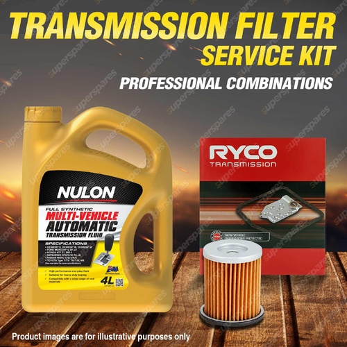 Ryco Transmission Filter+ SYN Fluid Kit for Subaru Liberty BM9 BMF Outback BR BS