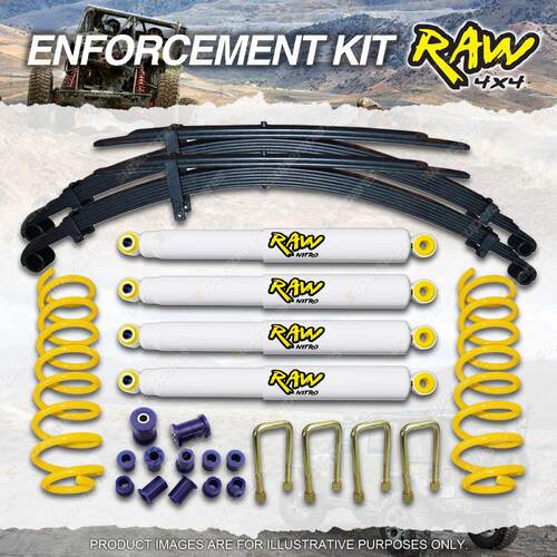 Raw 4x4 Nitro Shocks Coil Leaf 40mm Lift Kit for LDV T60 Ute Dual Cab 2017 on