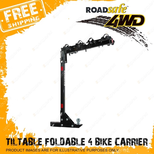 1 Pc Roadsafe Tiltable Foldable 4 Bike Carrier Premium Quality Brand New