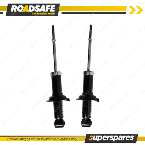 2 x Rear Roadsafe STR Spring Seat Shock Absorbers for Mitsubishi Lancer CY CF CJ