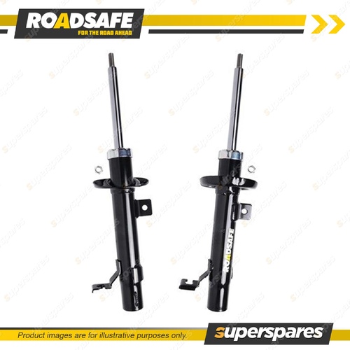 2 x Front STR Sealed Strut Shocks - Round Front Coil for Ford Fiesta WP WQ 01-09