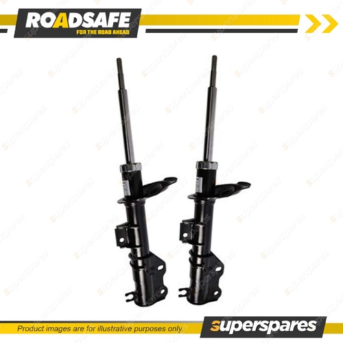 2 x Front Roadsafe STR Sealed Strut Shocks for Honda City Fit Insight Jazz GE