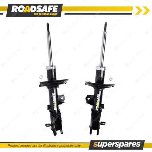 2 x Front Roadsafe STR Sealed Strut Shocks for Kia Rio UB Hatch Sedan 11-17