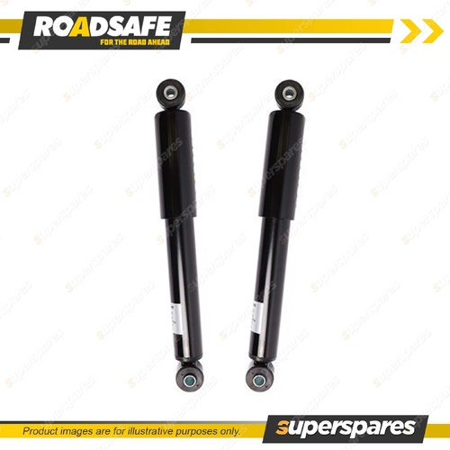 2x Rear Roadsafe STR Telescopic Shocks for Fiat 500 500C Hatch Convertible 08-21
