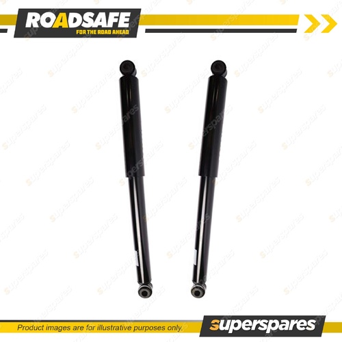 2 Rear STR Telescopic Shocks - Rear Leaf Susp for Mitsubishi Challenger PA 97-07
