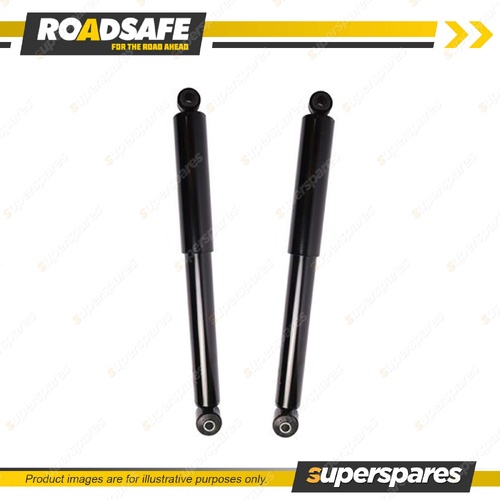 2 x Rear Roadsafe STR Telescopic Shocks for Nissan Navara D40 Utility 2005-2015
