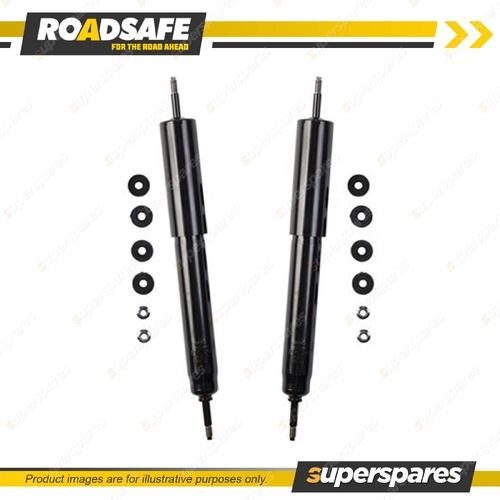 2 x Front Roadsafe STR Telescopic Shocks for Toyota Landcruiser 78 79 Ser 99-On