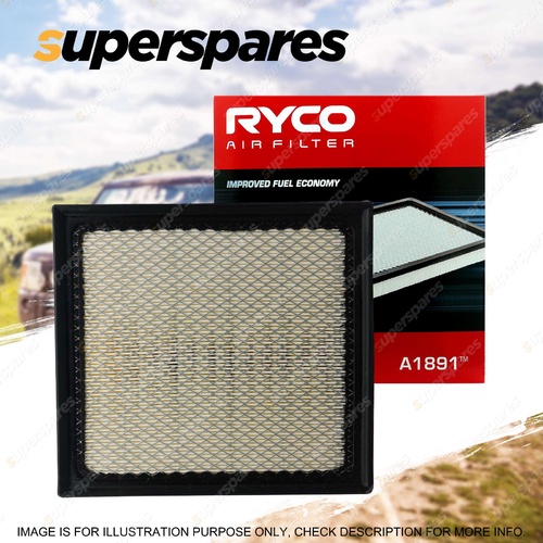 Ryco Air Filter for Mitsubishi Pajero Sport QE 4Cyl 2.4L Turbo Diesel 12/2015-On