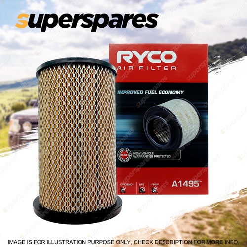 Ryco Air Filter for Nissan Navara D22 III 4Cyl 2.5L 3L Turbo Diesel 2001-On