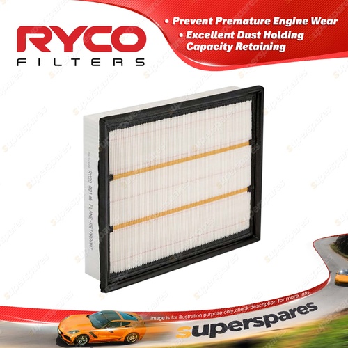 1 x Ryco Air Filter for LDV Mifa 2.0T Petrol 2022-On Length 280mm