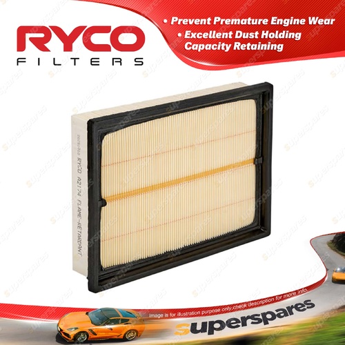 1 Pc Ryco Air Filter for MG MG6 IP2X Engine 18K4G 04/2013-04/2019