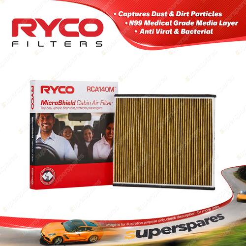 Ryco Microshield N99 Cabin Air Filter for Toyota Corolla ZZE122R ZZE123R