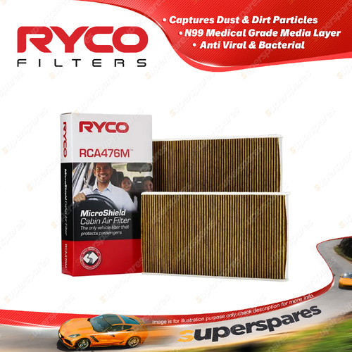 Ryco N99 Cabin Air Filter for Toyota BZ4X 2023-On Size 258.5mm x 137mm x 19mm