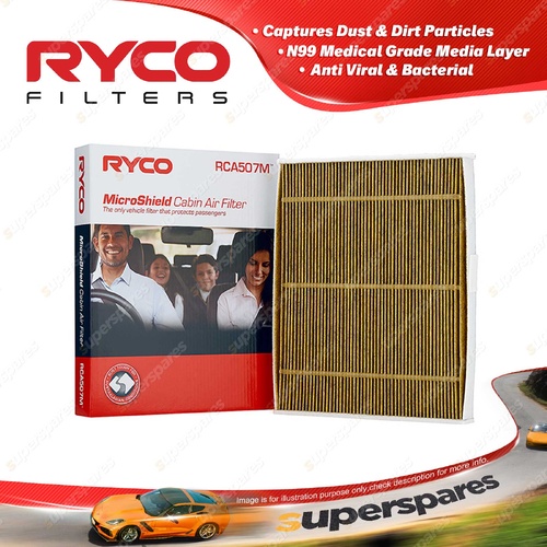 Ryco N99 MicroShield Cabin Air Filter for Geely EX5 BEV 12/2024-On