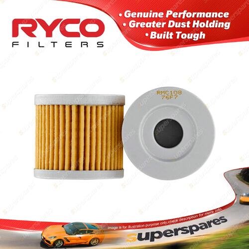1 x Ryco Motorcycle Oil Filter for Suzuki DR125 GN125 Cartridge Filter RMC108