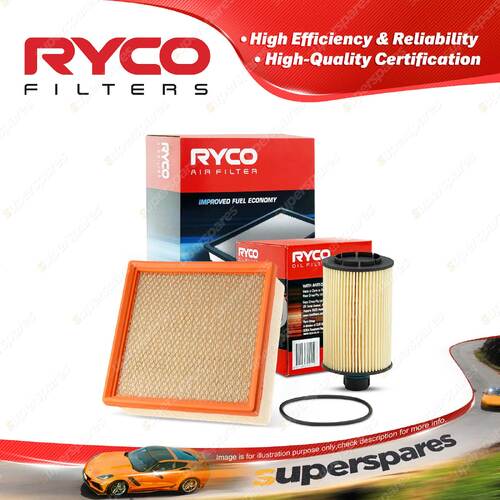 Ryco Oil Air Filter for Jeep Grand Cherokee WK V6 3L Turbo Diesel