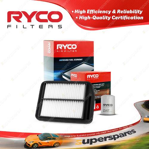 Ryco Oil Air Filter for Honda Odyssey RB 4cyl 2.4L Petrol K24A6 06/2004-02/2009