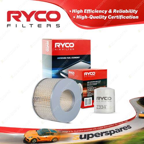 Ryco Oil Air Filter for Toyota Landcruiser HZJ75 LWB HDJ81 HDJ78 HDJ79 Coaster