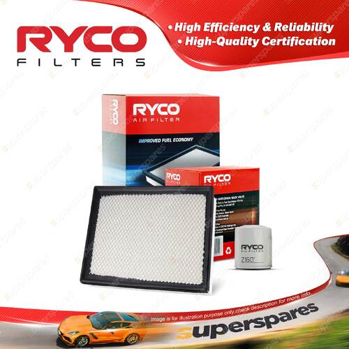 Ryco Oil Air Filter for Holden Commodore Ute VY VX VZ V8 VT II Crewman VU 5.7L