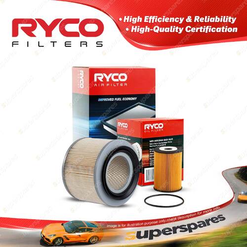 Ryco Oil Air Filter for Nissan Patrol GU VI II III 4cyl 3L Diesel ZD30D ZD30