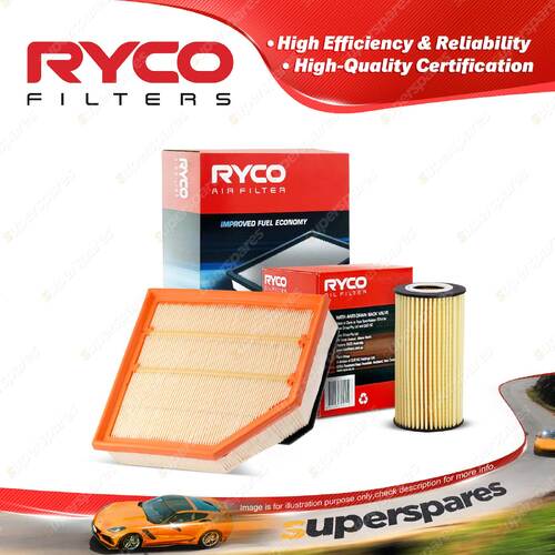 Ryco Oil Air Filter for Volvo Xc90 CZ71 D5 5cyl 2.4L D5244T 10/2006-07/2011
