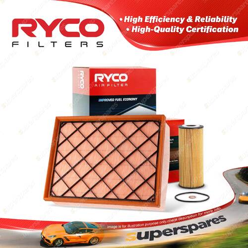 Ryco Oil Air Filter for BMW X5 E70 3.0d 6cyl 3L M57TU2D30 2007-2008