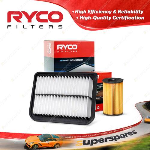 Ryco Oil Air Filter for Ford Territory SZ II AWD 2WD V6 2.7L 276DT 11-On