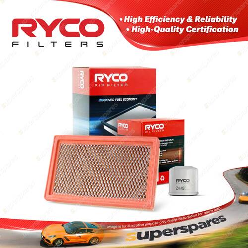 Ryco Oil Air Filter for Nissan Tiida C11 4cyl 1.8L Petrol MR18 02/2006-On