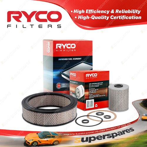 Ryco Oil Air Filter for Chrysler Valiant VC V8 Petrol 1965-1967 R2091P A31