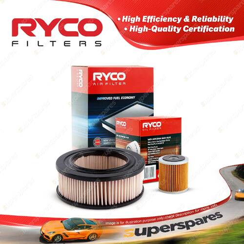 Ryco Oil Air Filter for Ford Anglia 105E 4cyl 1L Petrol 03/1960-1965