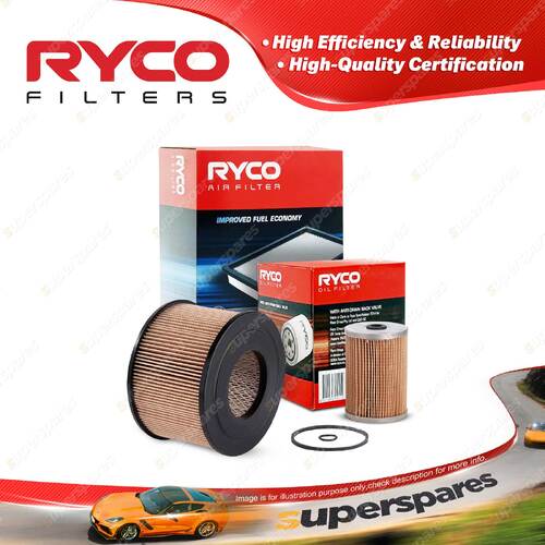 Ryco Oil Air Filter for Toyota Hiace Petrol 12R 1968-1969 R2278P A203A