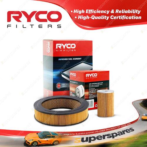 Ryco Oil Air Filter for Toyota Hilux RN20 SWB RN25 LWB RN22 4cyl 1.6L Petrol
