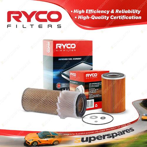 Ryco Oil Air Filter for Isuzu J Series JCR500S JCR420B JCR500S JCR360 6cyl 5.8L