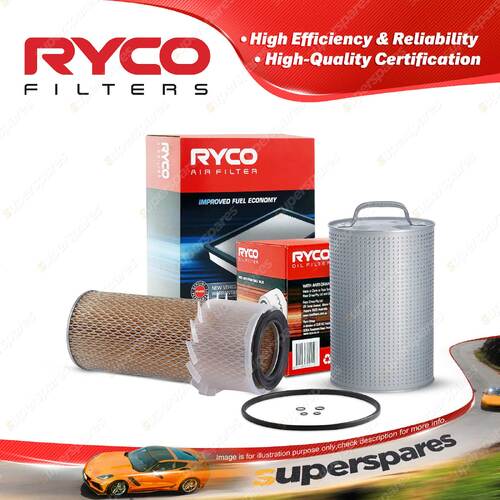 Ryco Oil Air Filter for Isuzu J Series JCR500W JCR420 JCR500 6cyl 5.8L 1978-1987