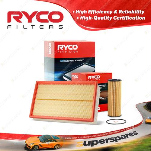 Ryco Oil Air Filter for Mercedes Benz E200K W210 4cyl 2L M111.957 08/2000-2002