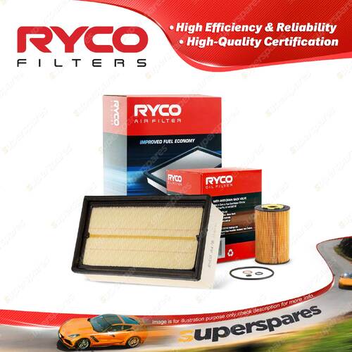 Ryco Oil Air Filter for BMW 318I E36 4cyl 1.8L Petrol M43B18 02/1994-08/1998