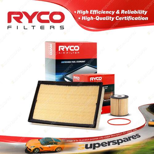 Ryco Oil Air Filter for Volvo S60 RS58 Xc70 SZ59 S60 RS58 AWD RS53 T5 5cyl