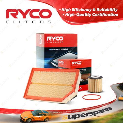 Ryco Oil Air Filter for Volvo Xc90 CM59 CZ59 5cyl 2.4L Petrol CM91 CZ91 T6 6cyl