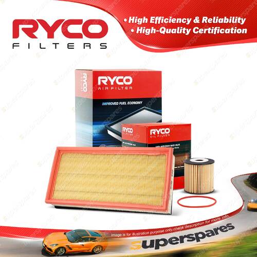 Ryco Oil Air Filter for Volvo V40 S40 4cyl 1.9L 2L Petrol B4194T B4204T2 B4204T