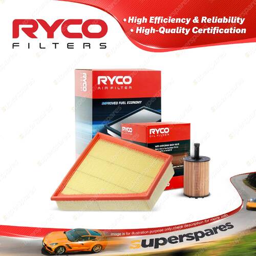 Ryco Oil Air Filter for Volkswagen Polo 9N 4cyl 1.9L AXR 12/2005-04/2010